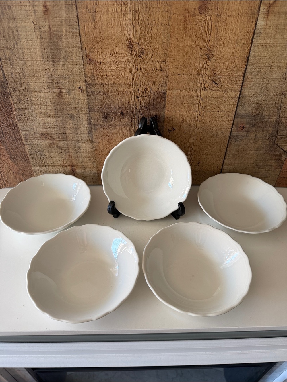 Vintage Royal Staffordshire Heirloom Ironstone J & G Meakin England Cereal Bowls